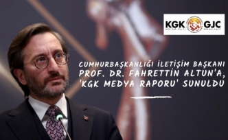 İletişim Başkanı Fahrettin Altun’a KGK medya raporu sunuldu