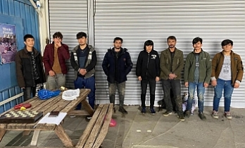 Ağrı'da samanların arasında 8 düzensiz göçmen yakalandı